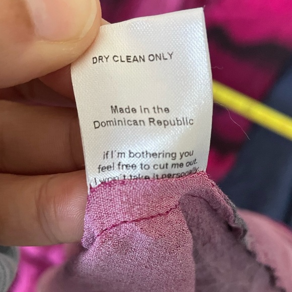 The Kit | Cobie Shirtdress in Pink and Black Love Haze Button Up Midi Sz 4 - Picture 13 of 16